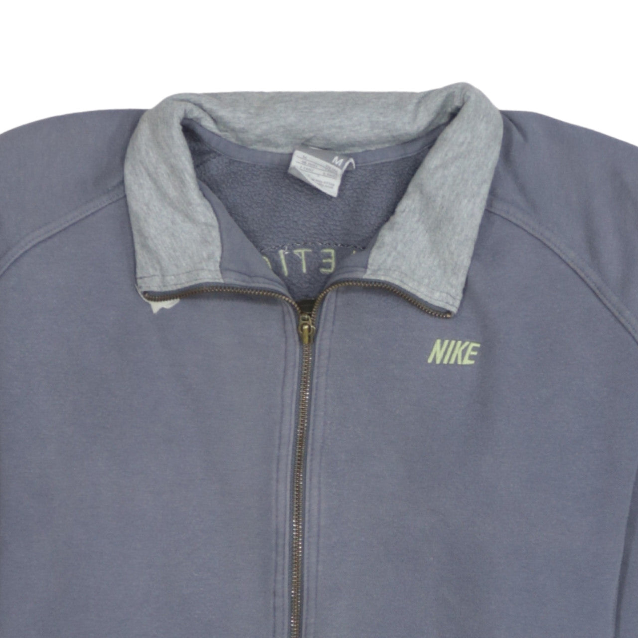 Nike Men's Blue M Track Jacket Full Zip Fleece Activewear