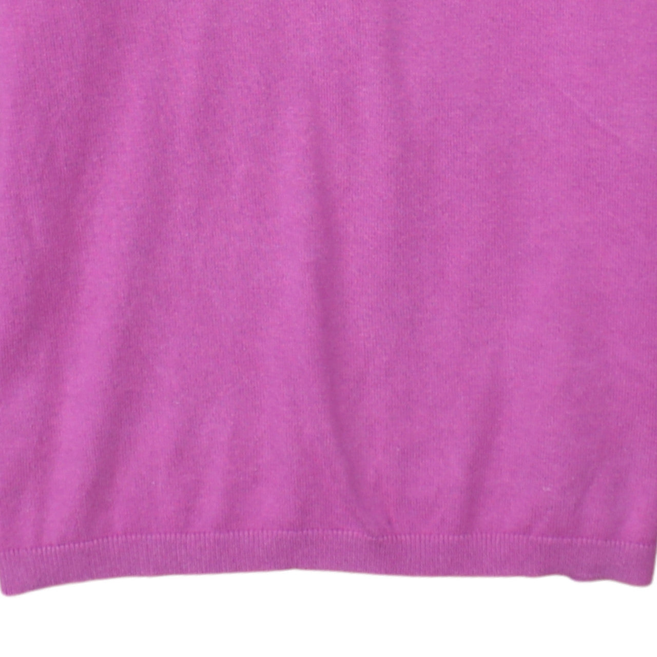 Tommy Hilfiger Women's Pink V-Neck Cotton Jumper Size M
