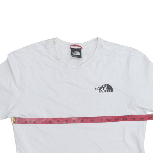 The North Face Men's White XS Graphic Logo Crew Neck T-Shirt