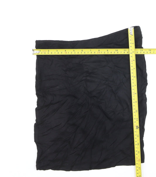 Red Herring Women's Black Size 8 Knee Length Pencil Skirt