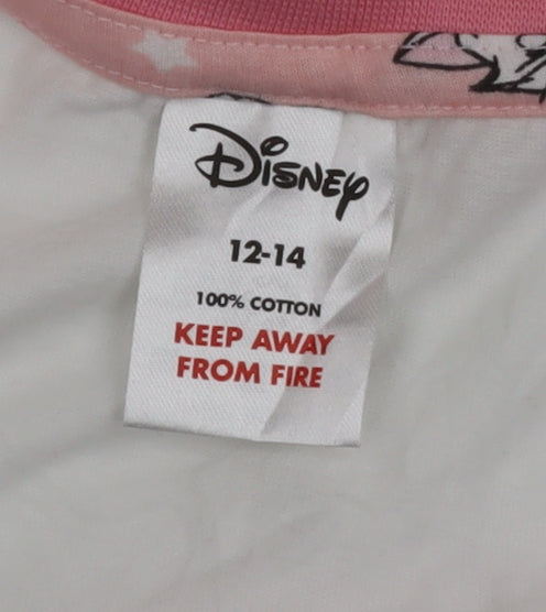 Disney Girls Multicoloured 12-14 Years Marie Cat Cotton Nightshirt