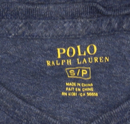 Polo Ralph Lauren Men's Blue V-Neck Short Sleeve T-Shirt Size S