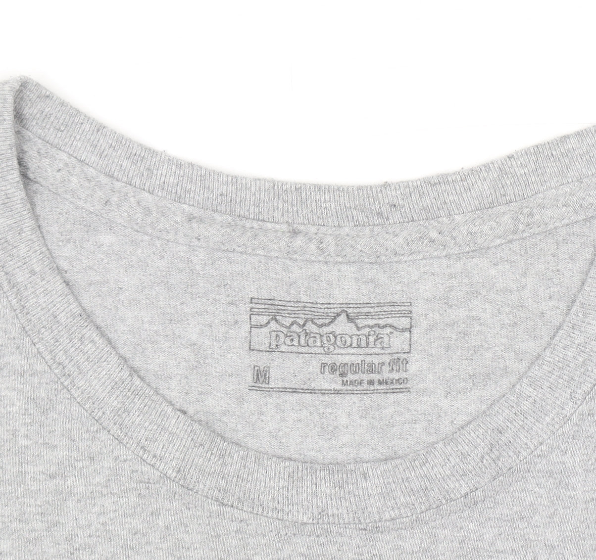 Patagonia Men's Grey Long Sleeve Regular Fit Cotton Top M
