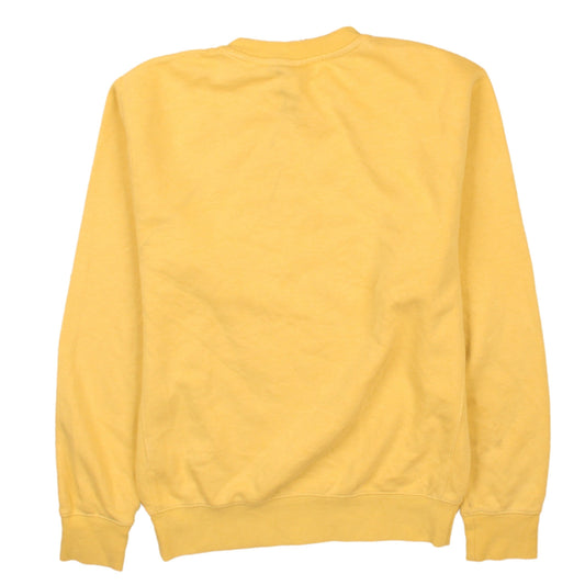Nike Men's Yellow XS Pullover Crew Neck Fleece Sweatshirt