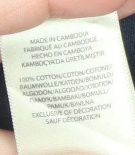 Ralph Lauren Men's Blue Cotton Short Sleeve Polo Shirt Size M