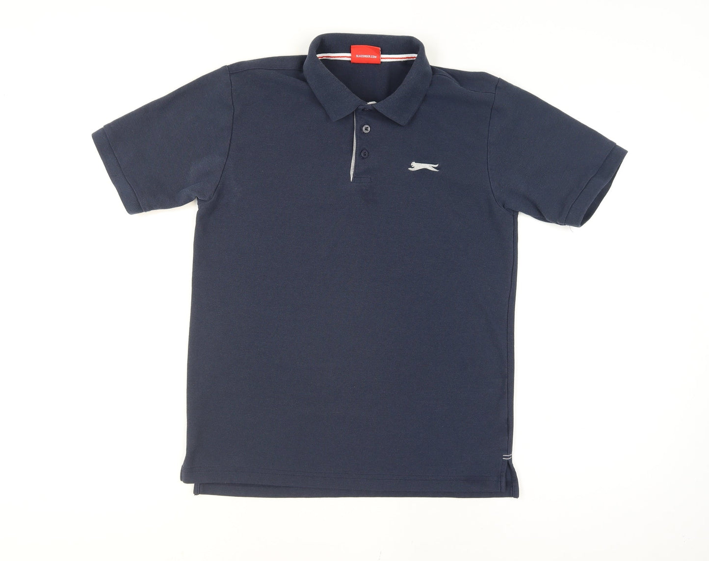 Slazenger Men's Blue Regular Fit Short Sleeve Polo Shirt M
