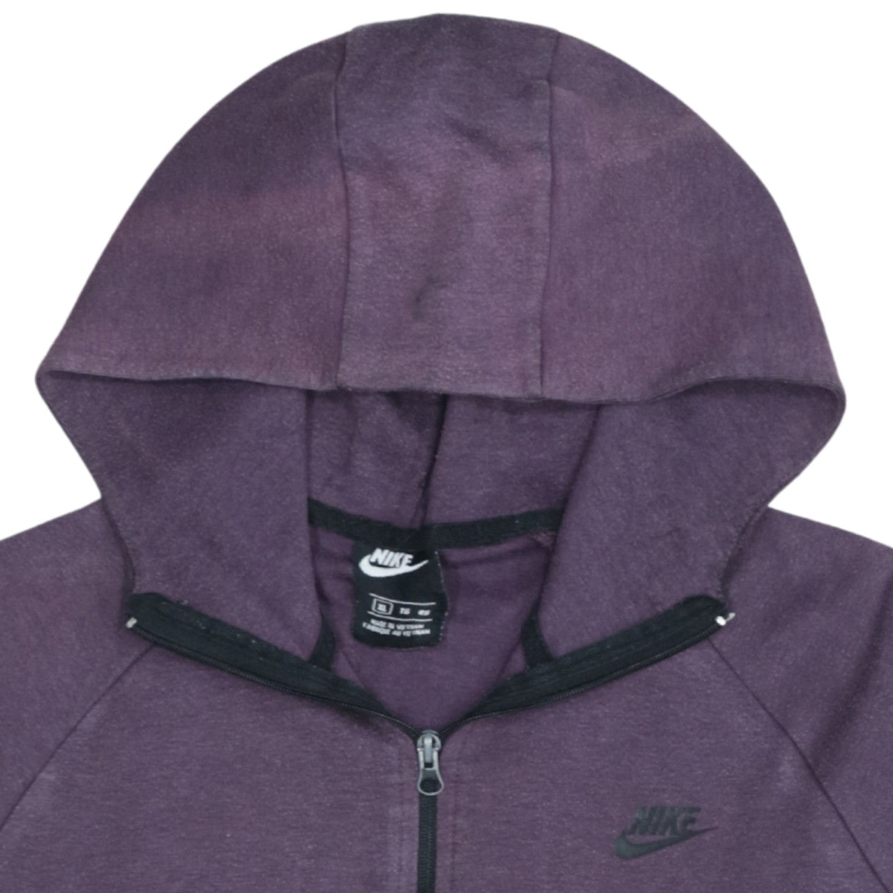 Nike Men's Purple Full Zip Hoodie XL Regular Fit Sportswear