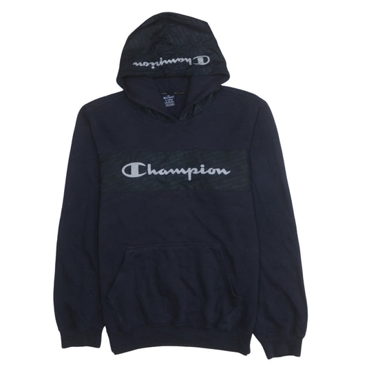 Champion Mens Blue XL Pullover Hoodie Logo Sportswear