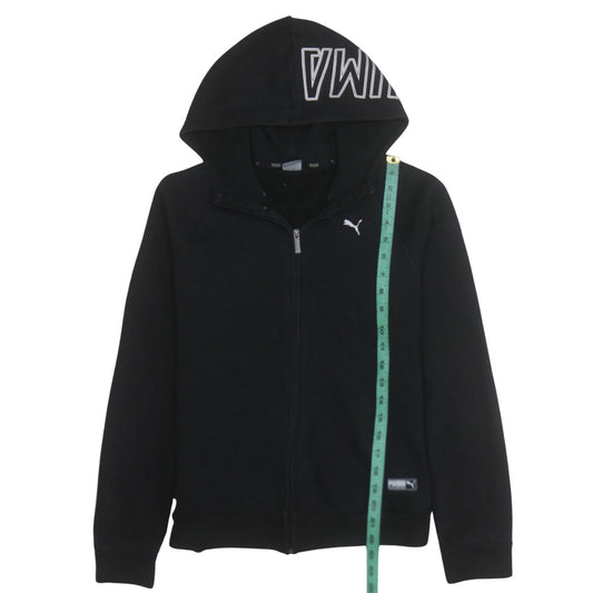 Puma Men's Black Full Zip Hoodie Size S Sports Fleece
