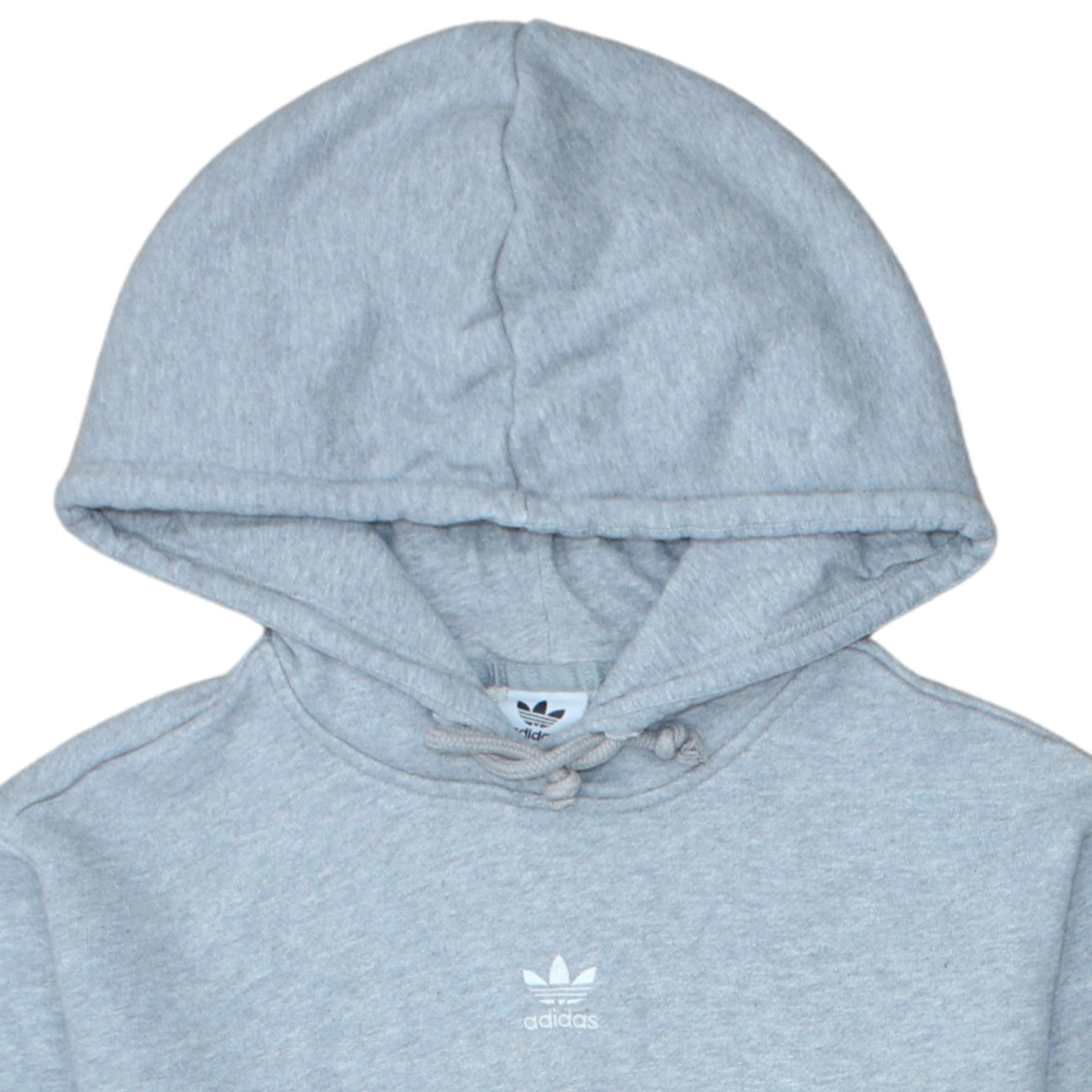 Adidas Women’s Grey Pullover Hoodie Size 10 Hooded Sweatshirt Casual