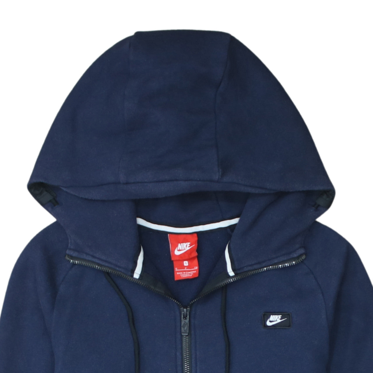 Nike Men's Blue Full Zip Hoodie Size S Fleece Sportswear