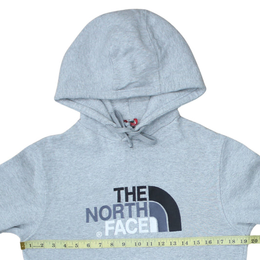 The North Face Men's Grey Pullover Hoodie XS Outdoor Cotton Blend
