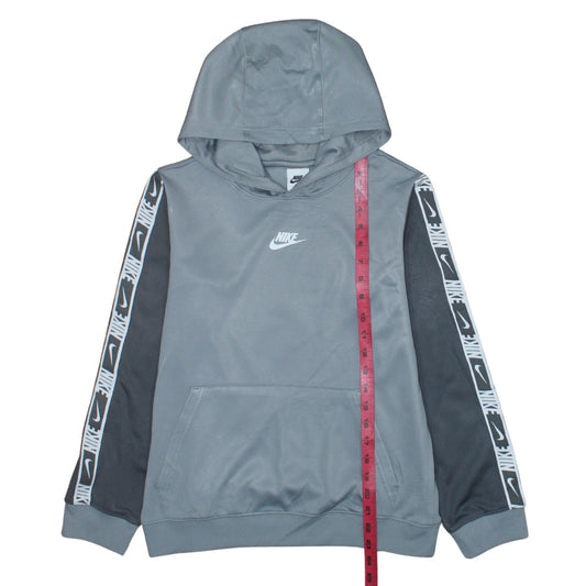 Nike Boys Grey Dri-FIT Pullover Hoodie L 147-158cm Sportswear