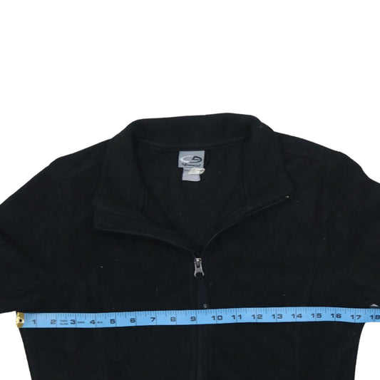 Champion Women's Black Fleece Full Zip Jacket Size S
