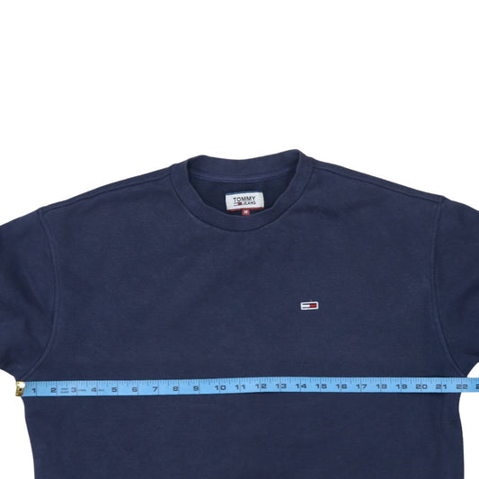 Tommy Jeans Men Blue M Crew Neck Pullover Sweatshirt
