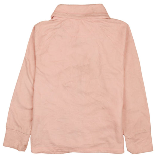 Calvin Klein Women Pink Cotton Blend Full Zip Jacket Size L
