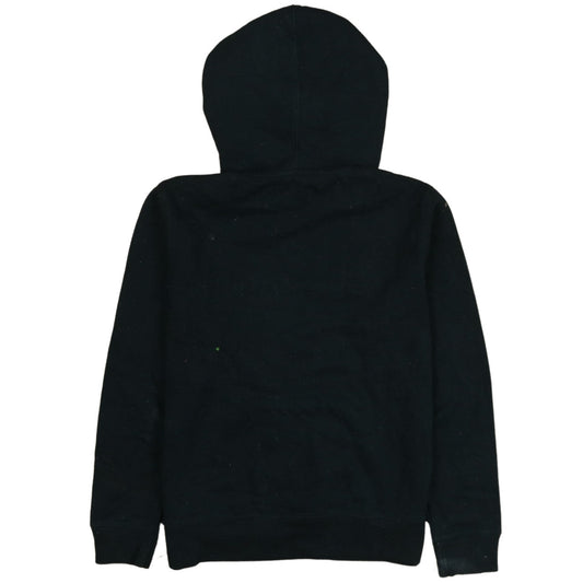 Champion Boys Black Pullover Fleece Hoodie M Logo Embroidered
