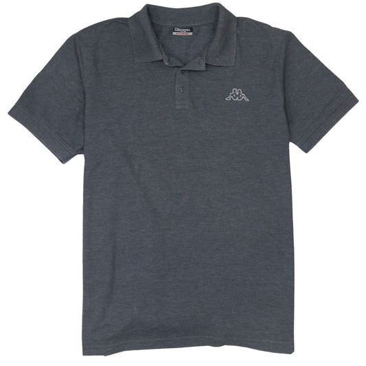 Kappa Men's Grey Polo Shirt XL Regular Fit Short Sleeve Casual Top