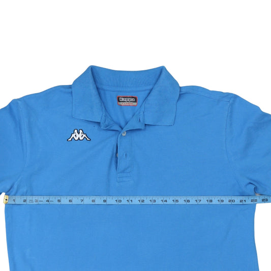 Kappa Men's Blue XL Cotton Polo Shirt Casual Lightweight