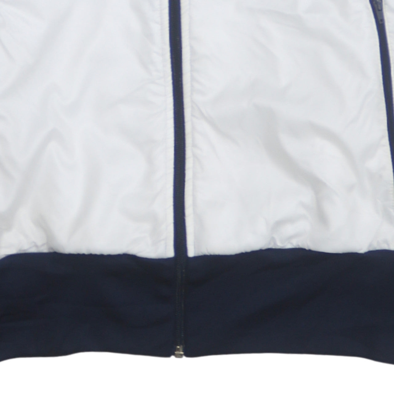 Adidas Men's Blue White Track Jacket M Regular Fit Full Zip Retro Style