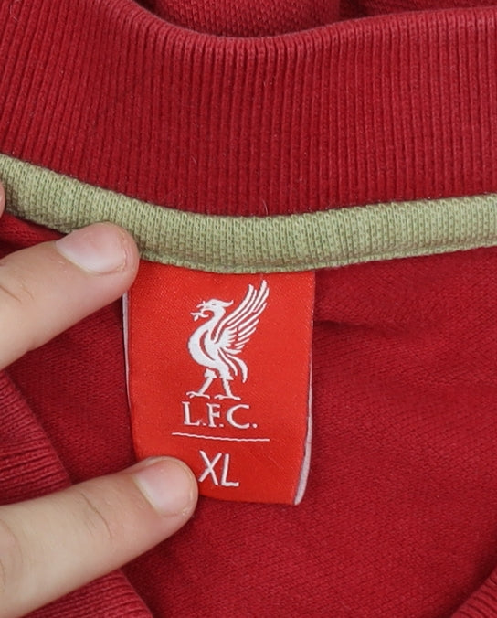 LFC Men’s Red XL Cotton Polo Shirt Football Casual