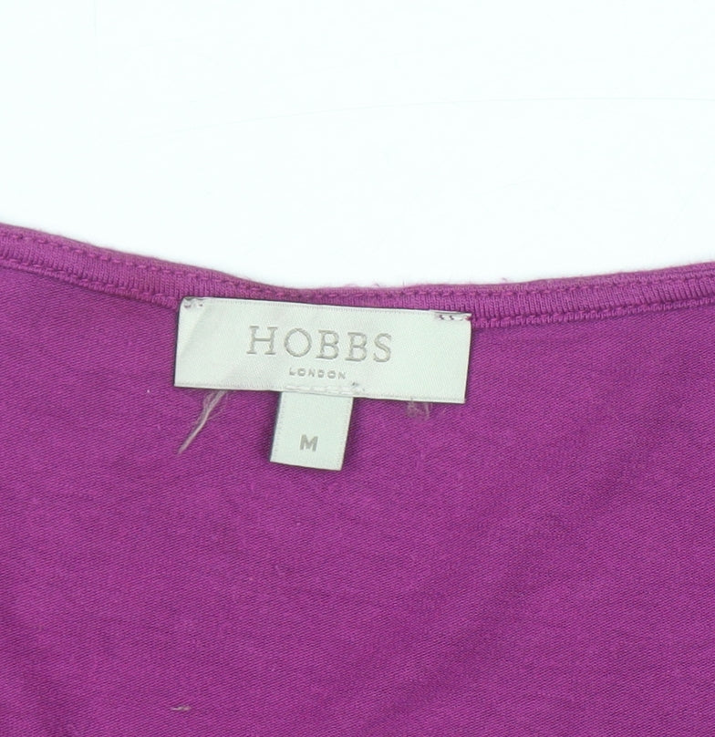 Hobbs Women’s Purple Long Sleeve Scoop Neck Jersey Top M
