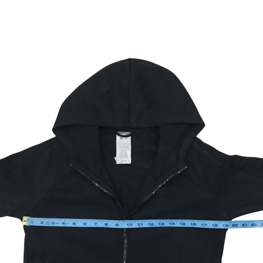 Reebok Women Black Full Zip Hoodie Size M Speedwick Training Top
