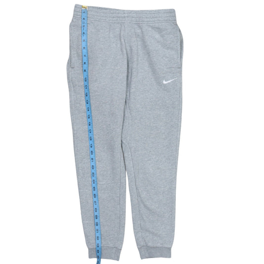 Nike Men's Grey Jogger Trousers S Regular Fit Fleece