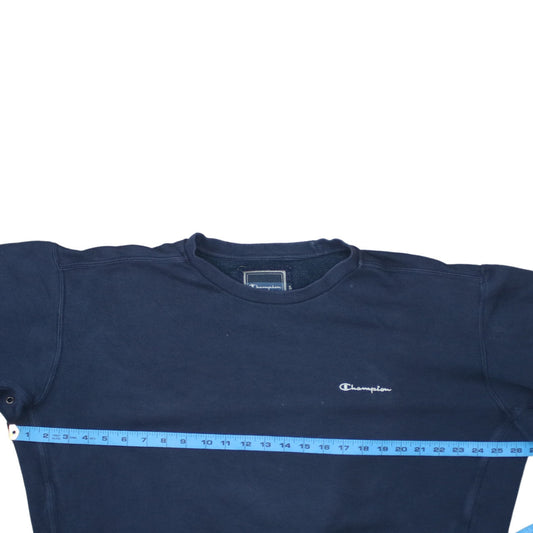 Champion Mens Blue XL Pullover Sweatshirt Crew Neck Fleece