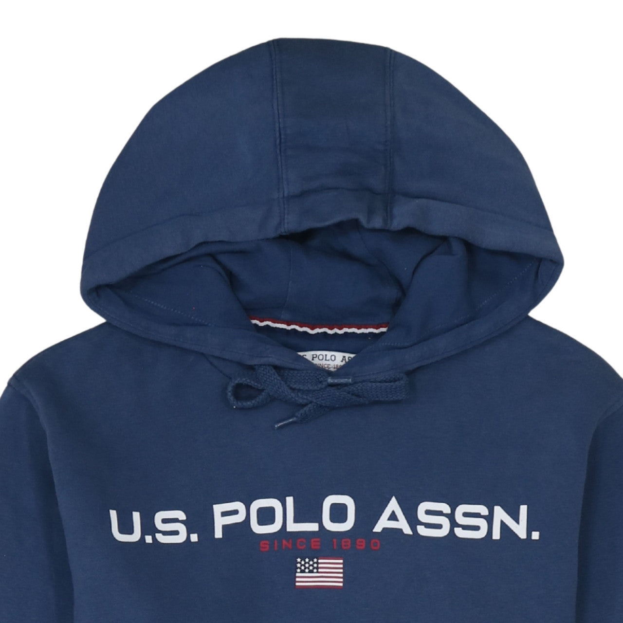 U.S. Polo Assn. Men's Blue Small Pullover Hoodie with Logo