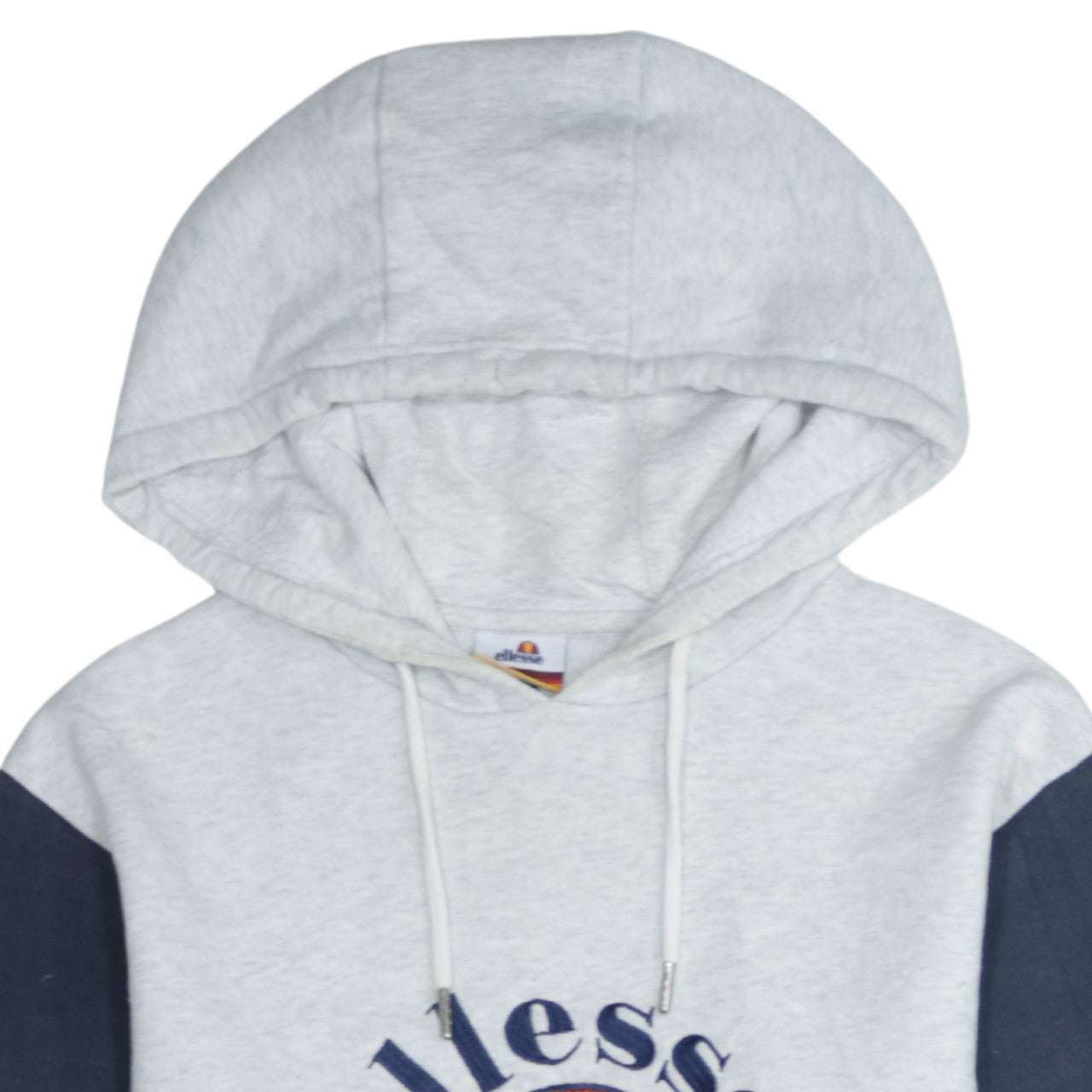 Ellesse Men's Grey XS Pullover Hoodie Embroidered Logo