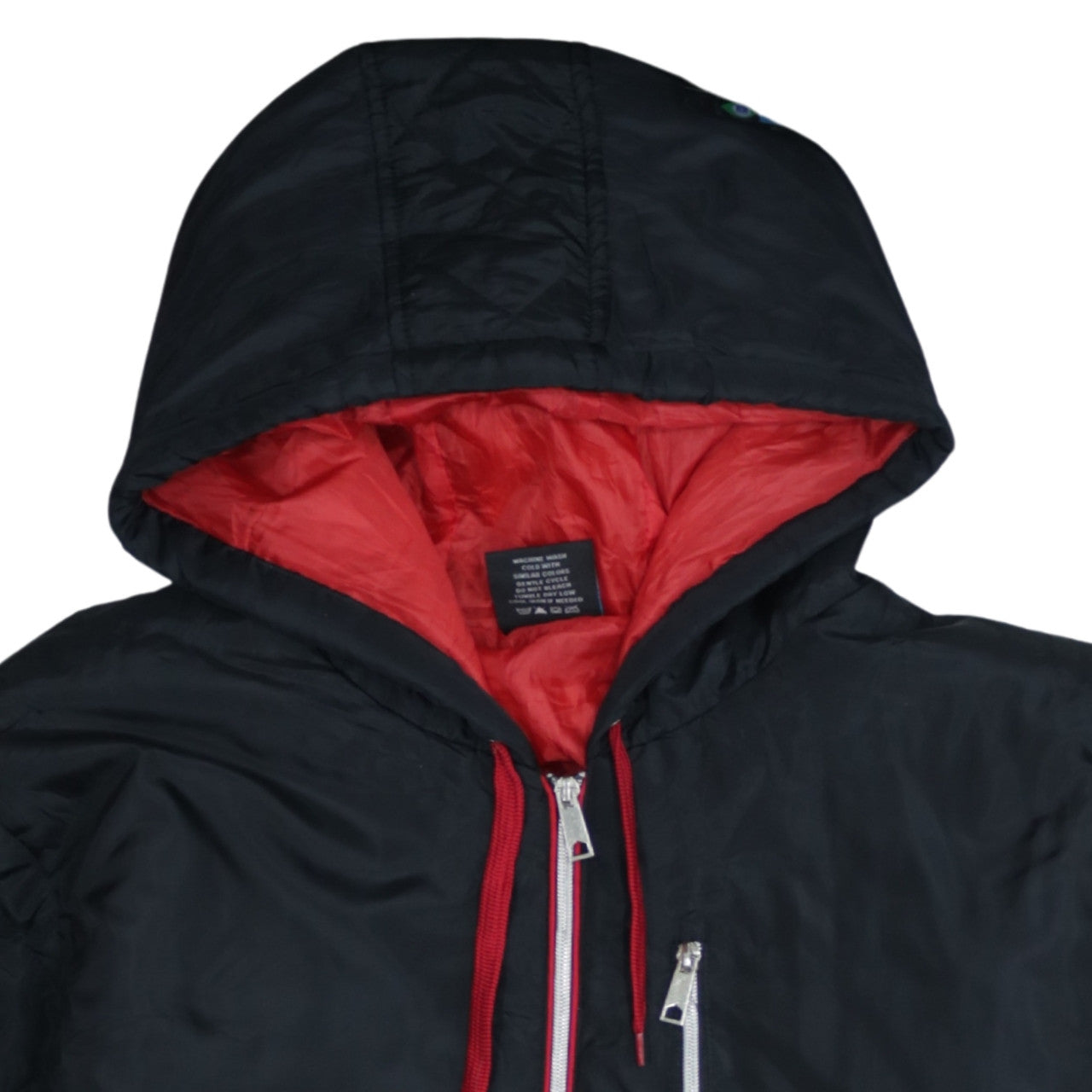 Blue Gear Men's Black 3XL Bomber Jacket Hooded Full Zip Polyester