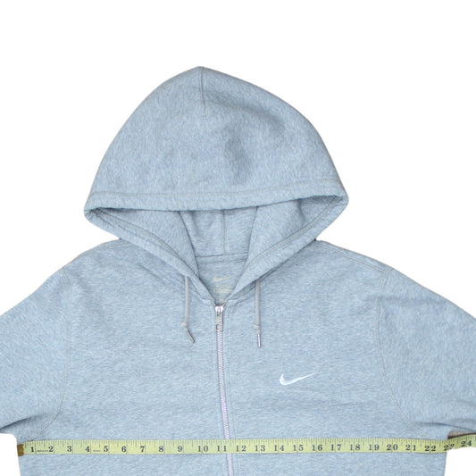 Nike Men's Grey Full Zip Hoodie Size L Regular Fit