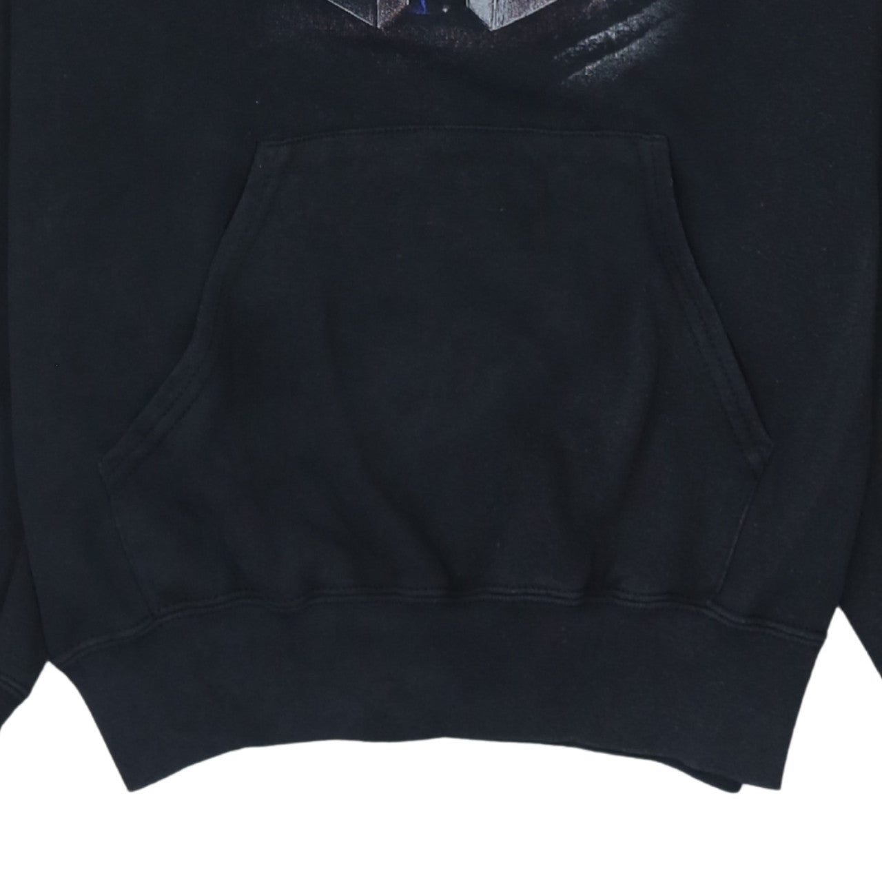 Nastrovia Mens Black The Mandalorian Pullover Hoodie Size S