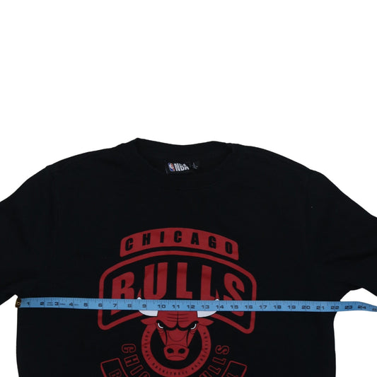 NBA Chicago Bulls Men's Black L Pullover Sweatshirt