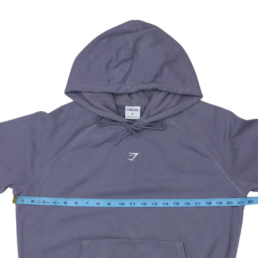 Gymshark Womens Purple Pullover Hoodie Medium Cotton Blend