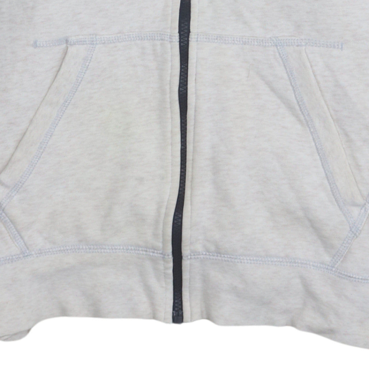 Nike Men's Grey Full Zip Fleece Hoodie Size S Sportswear