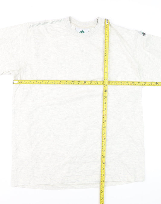Adidas Equipment Men's White L Vintage 90s Crew Neck T-Shirt