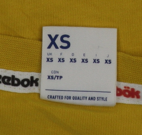 Reebok Men's Yellow XS Classic Mexicano Graphic T-Shirt