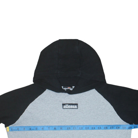 Ellesse Boys Grey & Black Long Sleeve Pullover Hoodie Size 13-14 Years