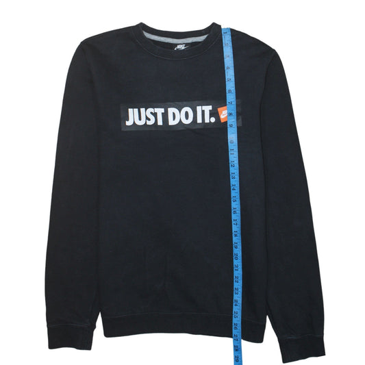 Nike Men's Black Just Do It Crew Neck Sweatshirt Size S