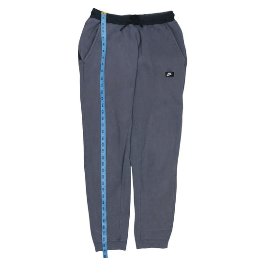 Nike Men's Grey Jogger Sweatpants M Regular Fit Cuffed Fleece