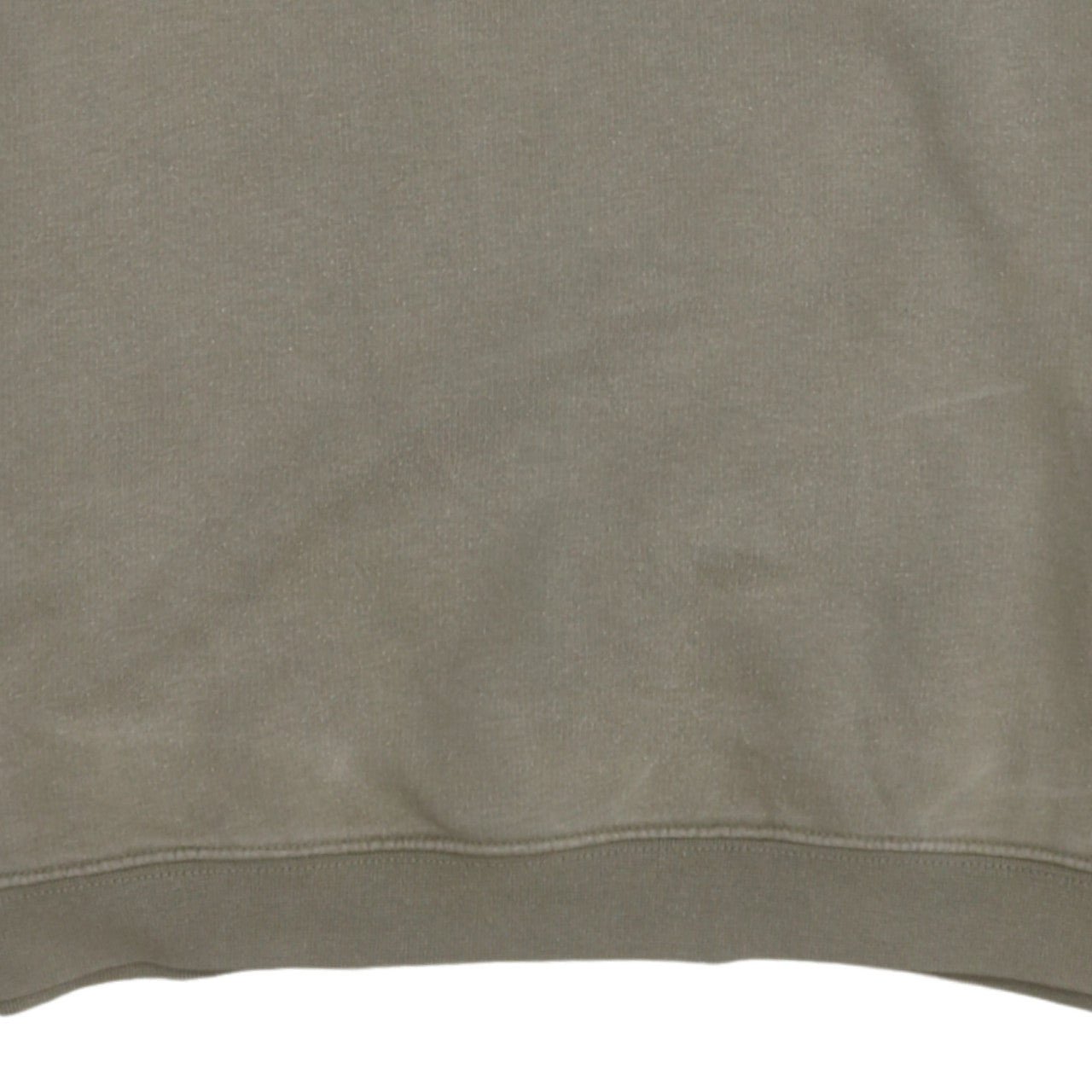 Nike Men's Beige Logo Crew Neck Fleece Sweatshirt Size L