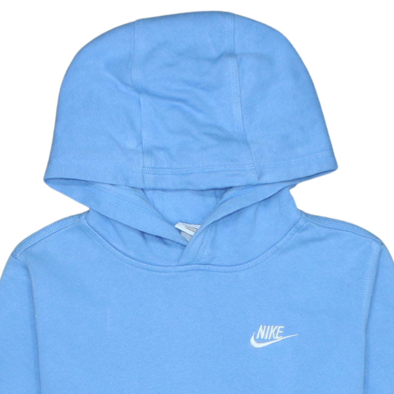 Nike Boys Blue Pullover Hoodie XL 158-170cm Cotton Blend Casual Hooded Sweatshirt