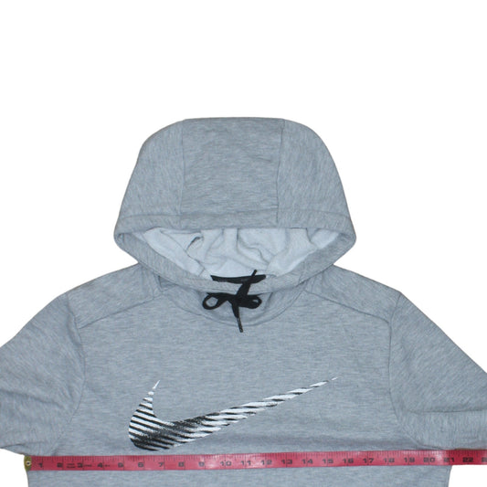 Nike Men's Grey Dri-Fit Pullover Hoodie Size M Sportswear