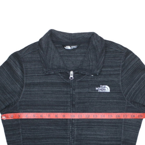 The North Face Women Black Fleece Full Zip Jacket L Outdoor