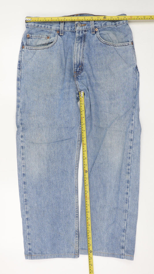 Levi's 505 Men's Blue Regular Fit Straight Leg Jeans W32 L30