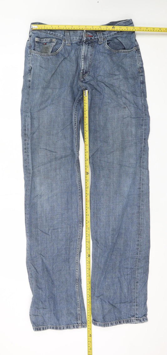 Tommy Hilfiger Men’s Blue Straight Leg Jeans 33/36 Regular Fit Denim