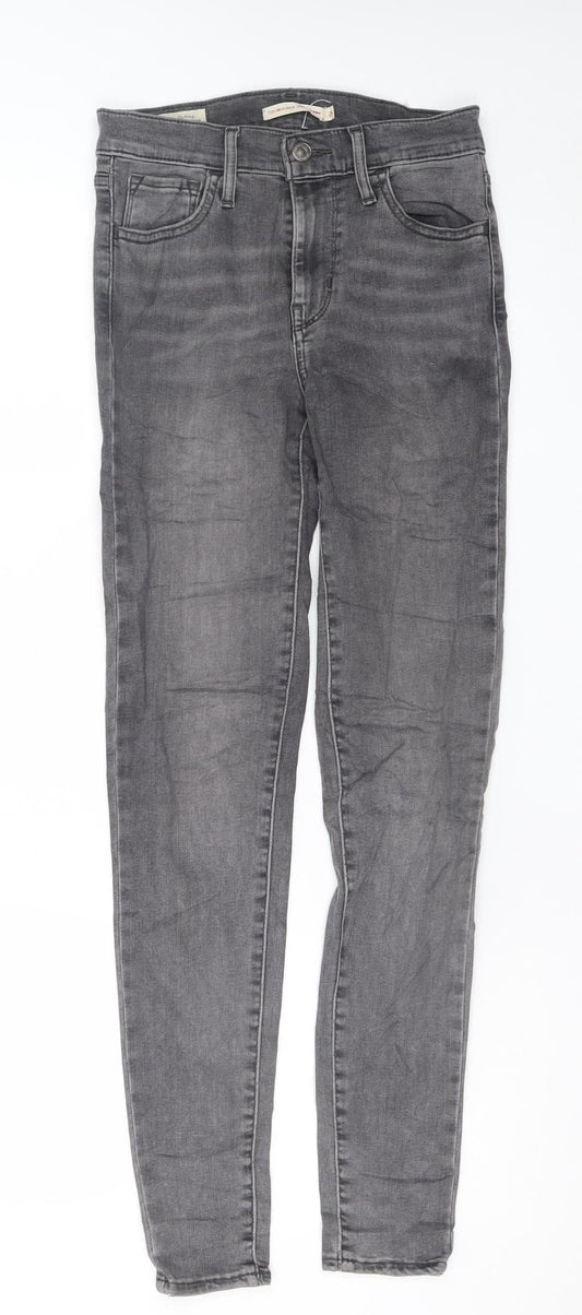 Levi's Women's Grey 720 High Rise Super Skinny Jeans Size 25