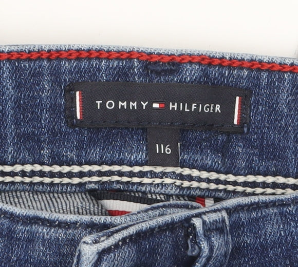 Tommy Hilfiger Boys Blue Skinny Denim Jeans Size 6 Years